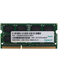 Купить Оперативная память SODIMM Apacer [DV.08G2K.KAM] 8 ГБ в Техноленде