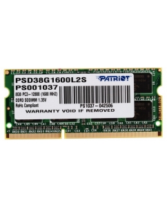 Купить Оперативная память SODIMM Patriot Signature [PSD38G1600L2S] 8 ГБ в Техноленде