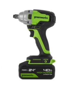 Купить Гайковерт GreenWorks GD24IW400 24V в Техноленде