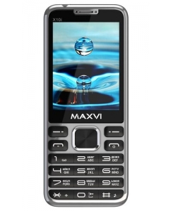 Купить Сотовый телефон Maxvi X10i серебристый/черный в Техноленде