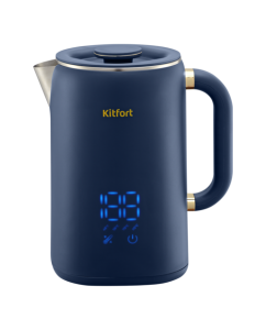 Купить Электрочайник Kitfort КТ-6749 синий в Техноленде