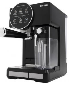 Купить Кофеварка рожковая Vitek VT-8490 черный в Техноленде