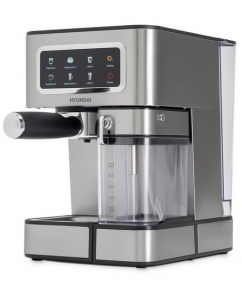 Купить Кофеварка рожковая Hyundai HEM-5306 серебристый в Техноленде