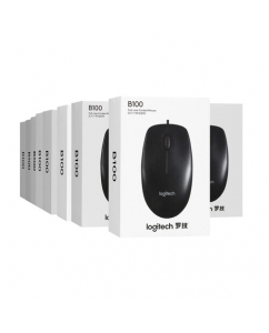 Купить Мышь проводная Logitech B100 [910-005547] черный в Техноленде