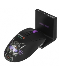 Купить Мышь беспроводная/проводная Bloody R73 Ultra Duo  черный в Техноленде