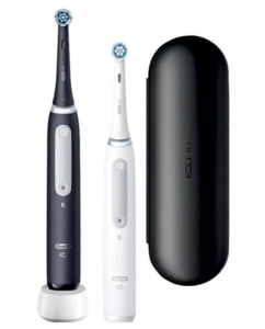 Купить Набор зубных щеток ORAL-B iO Series 4 Duo белый, черный в Техноленде