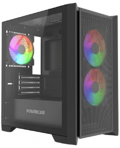 Купить Корпус PowerCase Alisio Micro Z3B ARGB V2 [CAMZB-A3-V2] черный в Техноленде