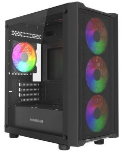 Купить Корпус PowerCase Mistral Micro EM19 [CMMEM19B-A4] черный в Техноленде