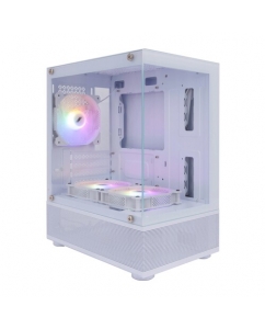 Купить Корпус 1STPLAYER MIKU Mi2-A ARGB [Mi2-A-WH-2FC7R-W-1FC7-W] белый в Техноленде