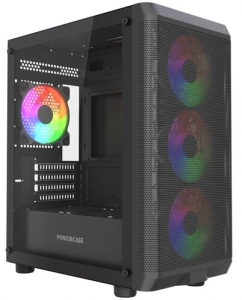 Купить Корпус PowerCase Mistral Micro EM22 [CMMEM22B-L4] черный в Техноленде