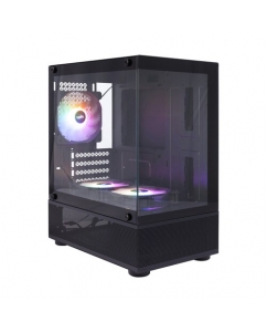 Купить Корпус 1STPLAYER MIKU Mi2-A ARGB [Mi2-A-BK-2FC7R-1FC7] черный в Техноленде