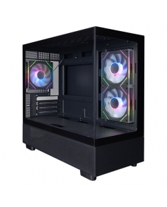 Купить Корпус 1STPLAYER MIKU Mi5 ARGB [Mi5-BK-2FC7R-1FC7] черный в Техноленде