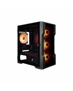 Купить Корпус 1STPLAYER TRILOBITE T3-G ARGB [T3-G-BK-4F7] черный в Техноленде