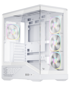Купить Корпус 1STPLAYER GM7 [GM7-WH-3FN7R-W-1FN7-W] белый в Техноленде