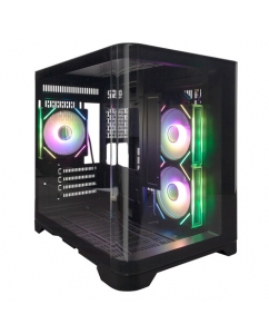 Купить Корпус 1STPLAYER UVIEW UV5 ARGB [UV5-BK-2FC7R-1FC7] черный в Техноленде