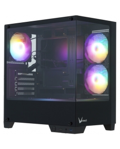 Купить Корпус Formula V Line Crystal Z1M FR [CRYSTALZ1M+FR] черный в Техноленде