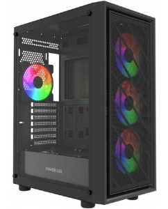 Купить Корпус PowerCase Mistral EA16 [CMAEA16-L4] черный в Техноленде