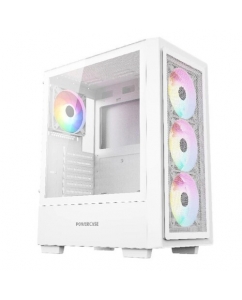 Купить Корпус Powercase Mistral AY4W ARGB [CMAYW-A4] белый в Техноленде