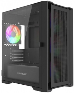 Купить Корпус PowerCase Alisio Micro X4W V2 LE [CAMCXB-A4-LE] черный в Техноленде