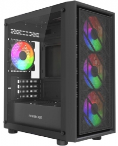 Купить Корпус PowerCase Mistral Micro EM16 [CMMEM16B-L4] черный в Техноленде