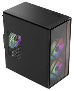 Купить Корпус 1STPLAYER WD1 [WD1-BK-3F] черный в Техноленде