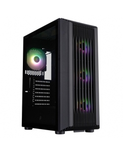 Купить Корпус 1STPLAYER BULLET HUNTER H6 ARGB [H6-BK-4F7] черный в Техноленде