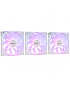 Купить Комплект реверсных вентиляторов Montech RX120 PRO [RX120 PRO 3 in 1 Pack (W)] белый в Техноленде