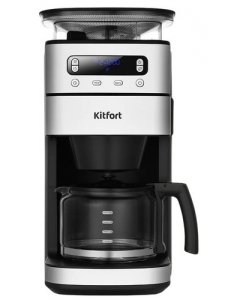 Купить Кофеварка капельная Kitfort КТ-7366 черный в Техноленде