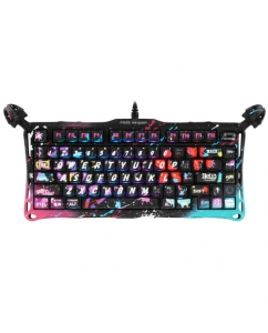 Купить Клавиатура  проводная Gravastar Mercury V75 Pro Neon Graffiti в Техноленде