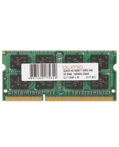Купить Оперативная память SODIMM QUMO [QUM3S-4G1600K11R] 4 ГБ в Техноленде