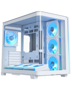 Купить Корпус XASTRA QR600 ARGB [QR600-7FM12A-C10-UC-L-WH] белый в Техноленде
