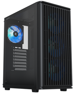 Купить Корпус XASTRA A409 [A409-4FС12A-UC] черный в Техноленде