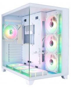 Купить Корпус 1STPLAYER MEGAVIEW MV8-TP ARGB [MV8-TP-WH-6FC7R-W-1FC7-W-HUB2] белый в Техноленде