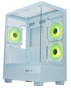 Купить Корпус XASTRA Q400M [Q400M-3FM12A-C6-UC-WH] белый в Техноленде