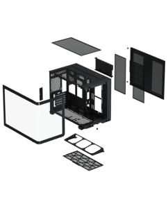 Купить Корпус XASTRA QR600M [QR600M-3FM12A-C10-UC-L] черный в Техноленде
