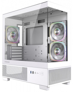 Купить Корпус PowerCase Vision Micro S4W [CVMMSHW-A3] белый в Техноленде