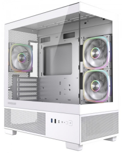 Купить Корпус Powercase Vision Micro S3W [CVMMSW-A3] белый в Техноленде