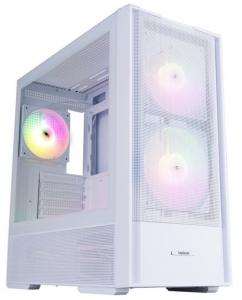 Купить Корпус 1STPLAYER AU7 ARGB [AU7-WH-2FA7-14-W-2FA7R-W-1FA7-W] белый в Техноленде
