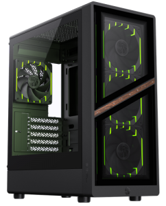 Купить Корпус GameMax AERIS 330 GB [AERIS330GB] черный в Техноленде