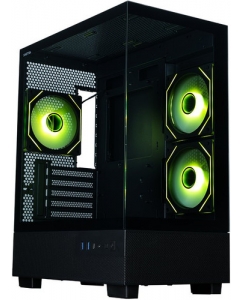 Купить Корпус XASTRA Q400M [Q400M-3FM12A-C6-UC] черный в Техноленде