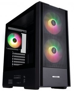 Купить Корпус 1STPLAYER AU7 ARGB [AU7-BK-2FA7-14-2FA7R-1FA7] черный в Техноленде