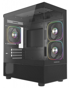Купить Корпус PowerCase Vision Micro M2 ARGB [CVMBM2-A3] черный в Техноленде