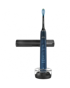Купить Электрическая зубная щетка Philips Sonicare HX9911/88 DiamondClean 9000 синий, черный в Техноленде