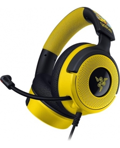 Купить Проводные наушники Razer Kraken V4 X Pokémon Kanto Starters Edition желтый 2024 в Техноленде