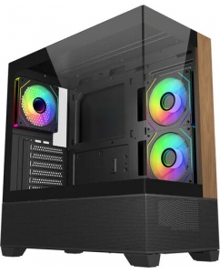 Купить Корпус Cooler Master Elite 690 Wood [E690-KHNN-S00] черный в Техноленде