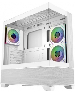 Купить Корпус Cooler Master Elite 690 Wood [E690-WHNN-S00] белый в Техноленде