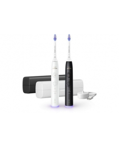 Купить Набор зубных щеток Philips Sonicare HX7419/01 Gentle clean 6500 белый, черный в Техноленде