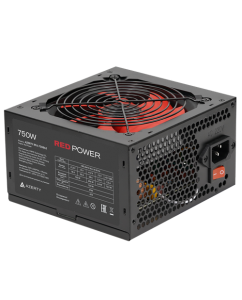 Купить Блок питания ATX Azerty RPA-750BA2 [120-0945] красный, черный в Техноленде