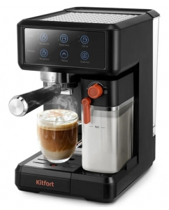Купить Кофеварка рожковая Kitfort KT-7554 черный в Техноленде