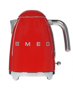 Купить Электрочайник Smeg KLF03RDEU красный нержавеющая сталь, 1.7 л, 2400 Вт, фильтр, скрытый нагревательный элемент в Техноленде